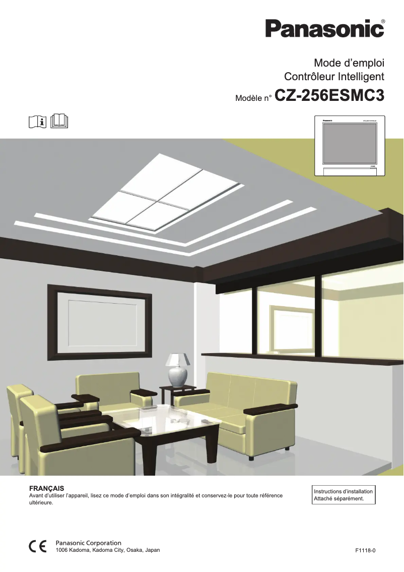 Page 1 de la notice Manuel utilisateur Panasonic CZ-256ESMC3