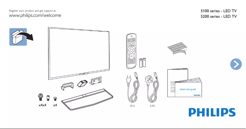 Image de la première page du manuel de l'appareil 5000 series 42PFK5199