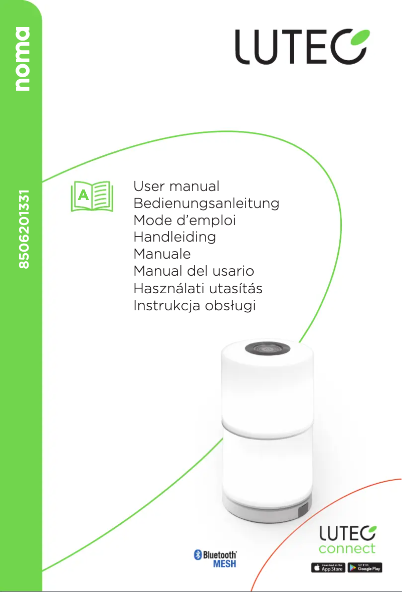 Page 1 de la notice Manuel utilisateur Lutec Noma