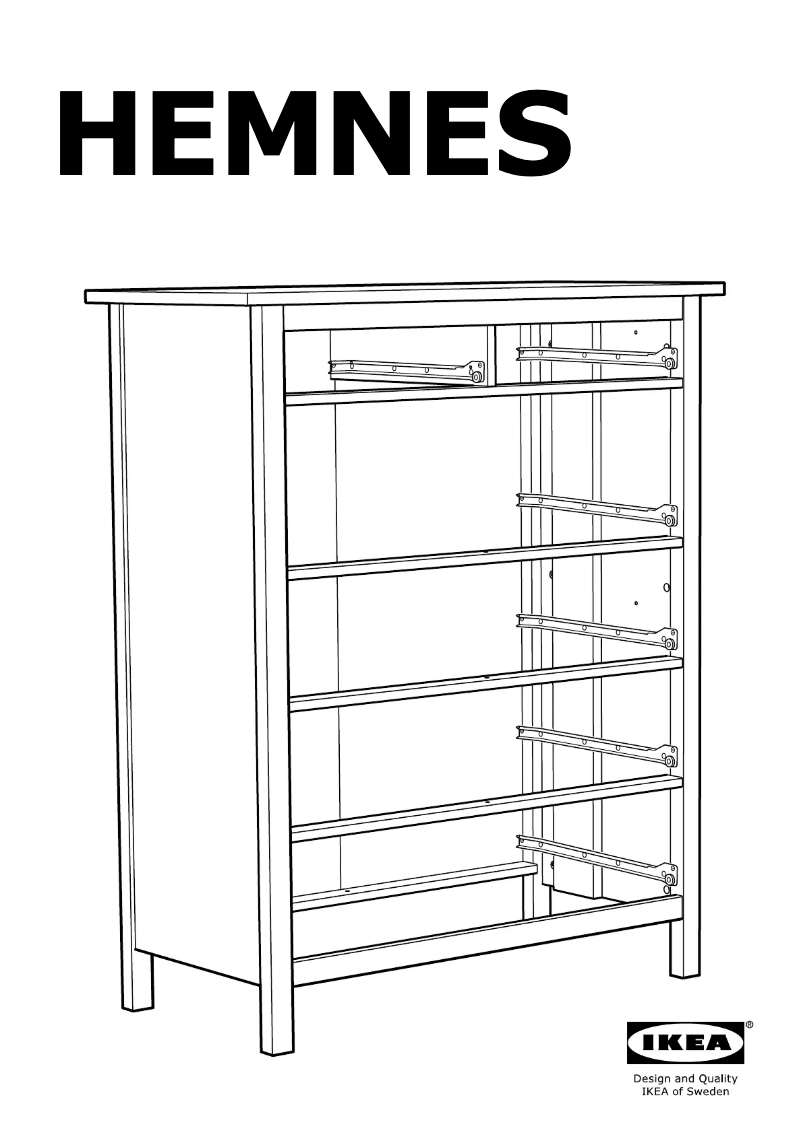 Página 1 del manual Manual de usuario Ikea HEMNES 003.604.17