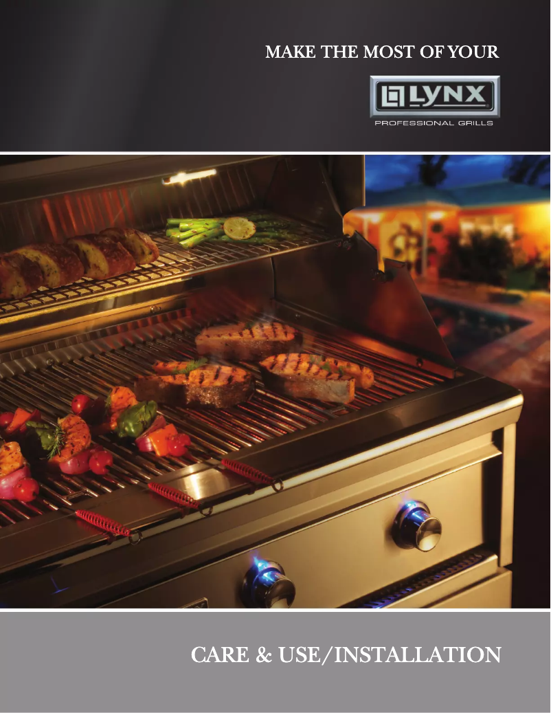 Page n°1 - Manuel utilisateur Lynx L30TR-LP