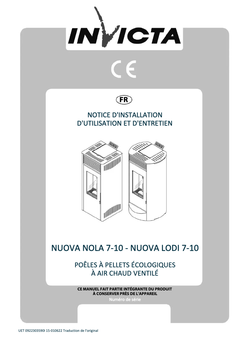 First page image of the manual for Nola 7