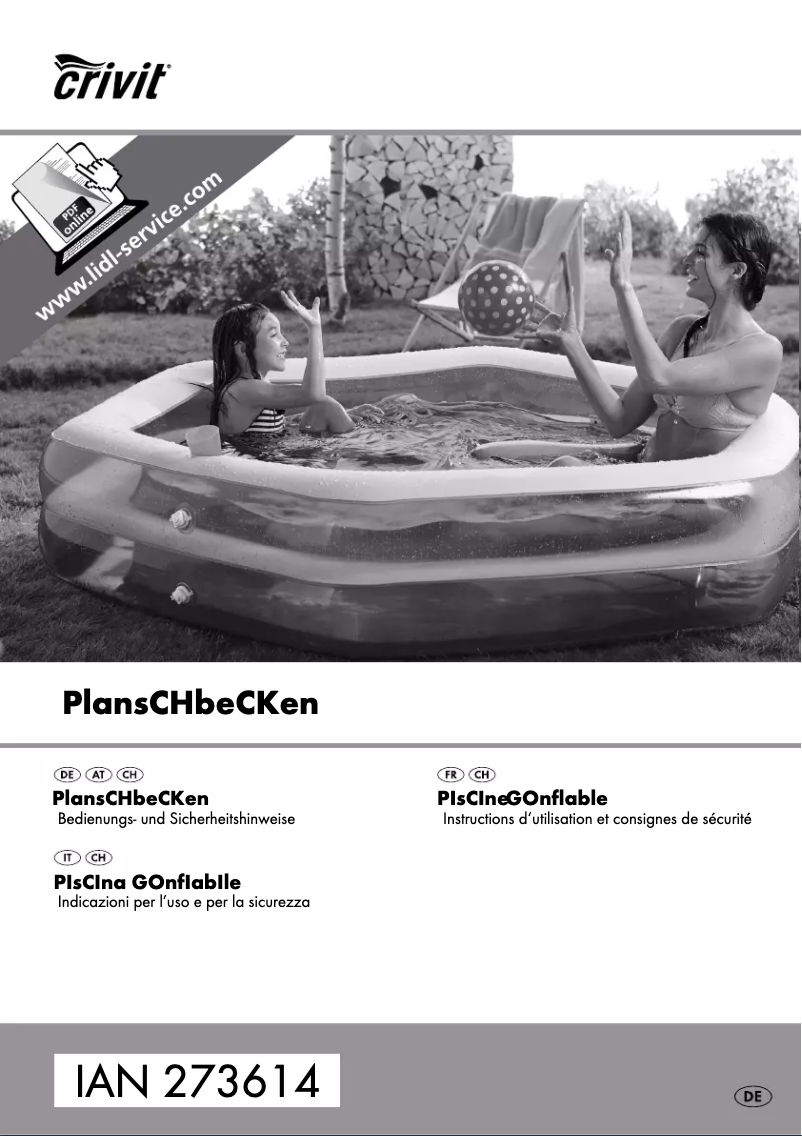 Image de la première page du manuel de l'appareil IAN 273614