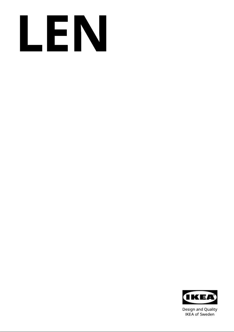 Página 1 del manual Manual de usuario Ikea LEN 405.421.33