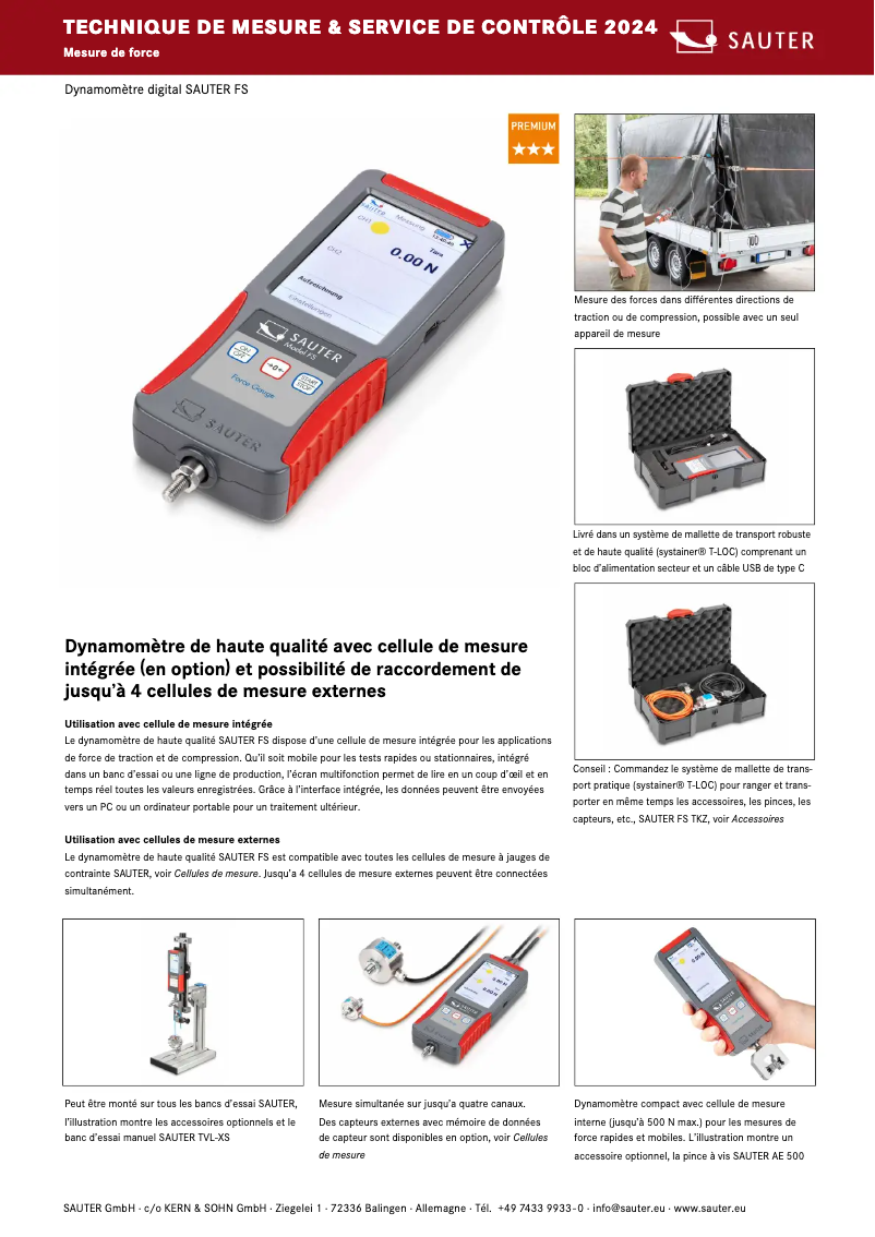 Imagen de la primera página del manual del dispositivo FS 4