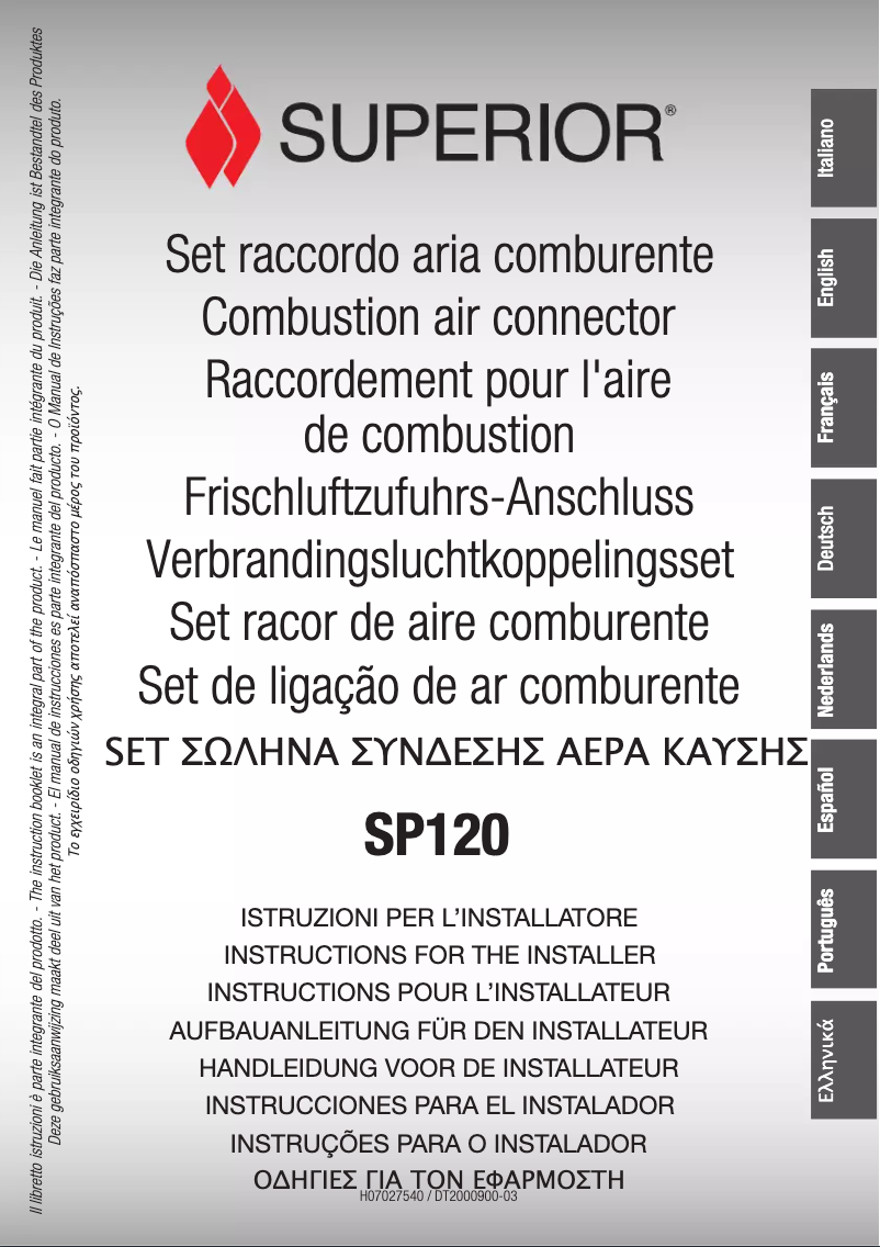 Page 1 de la notice Manuel utilisateur Superior Lia 11