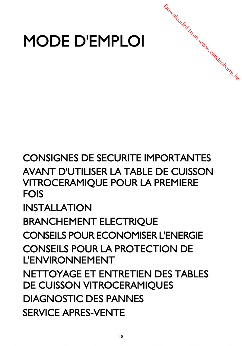 Page 1 de la notice Manuel utilisateur Whirlpool AKT 8090/NE