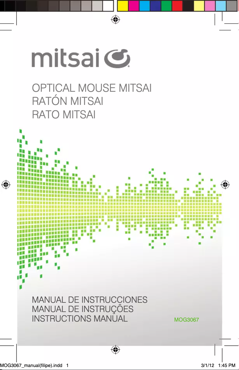 Image de la première page du manuel de l'appareil MOG3067