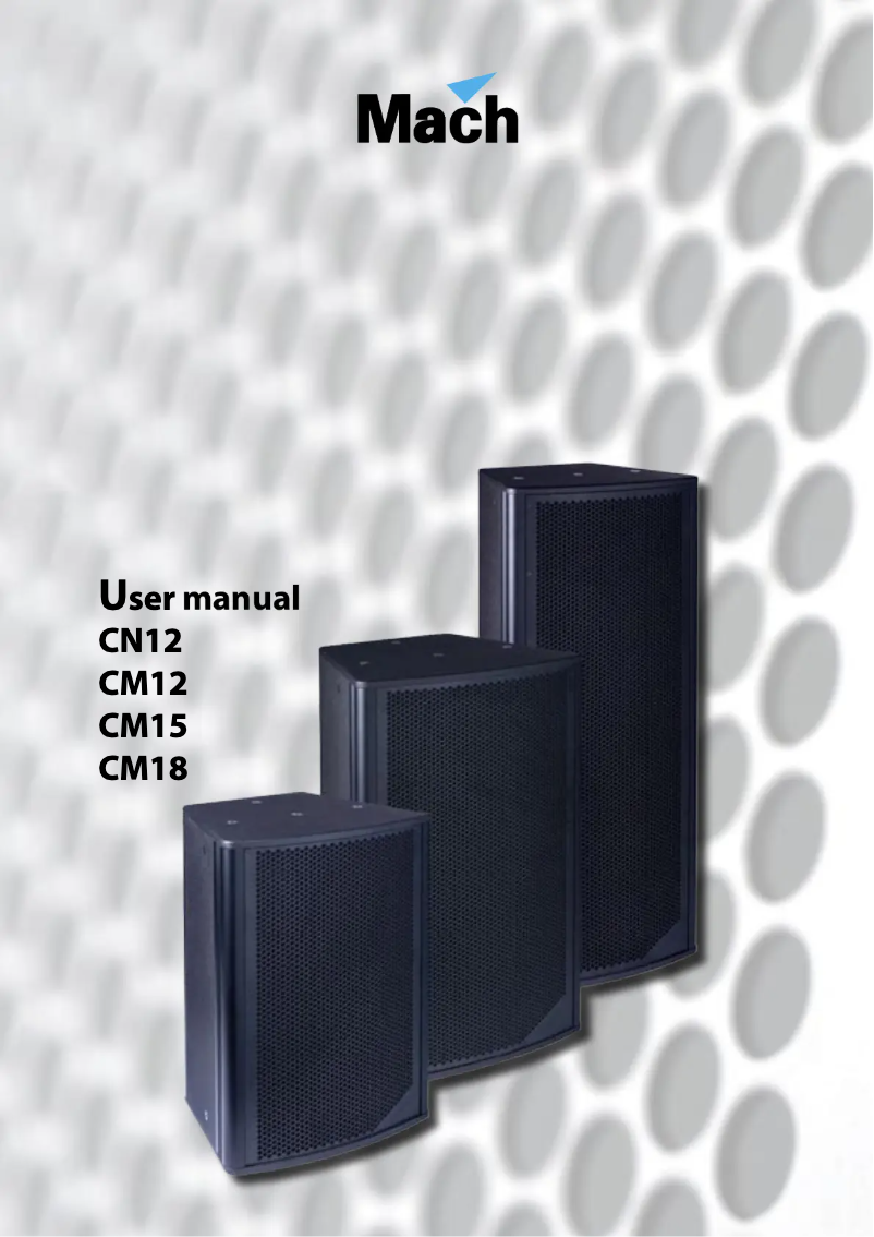 Image de la première page du manuel de l'appareil CM12
