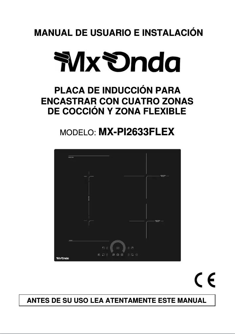 Image de la première page du manuel de l'appareil MX-PI2633FLEX