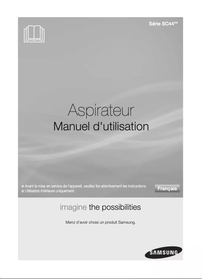 Page 1 de la notice Manuel utilisateur Samsung SC44E0