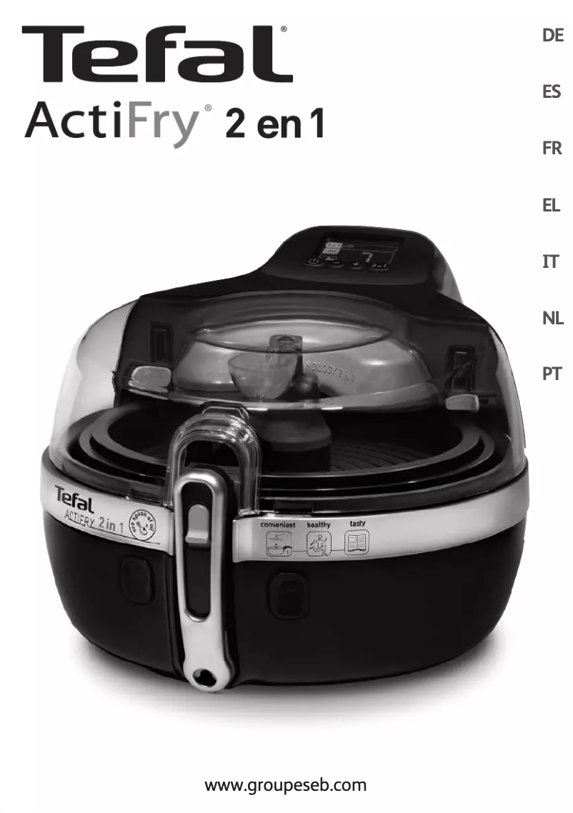 Page 1 de la notice Manuel utilisateur Tefal ActiFry 2in1 YV960015