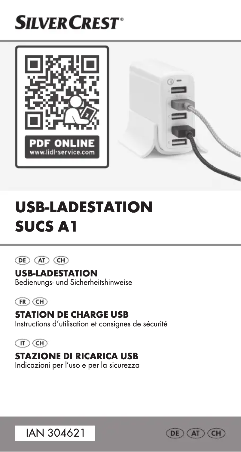 Page n°1 - Manuel utilisateur SilverCrest SUCS A1
