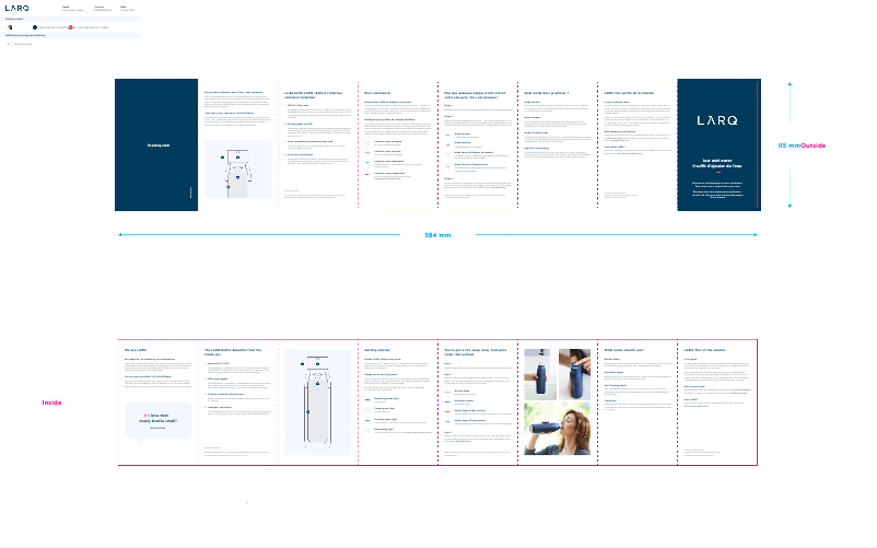 Page 1 de la notice Manuel utilisateur LARQ Obsidian