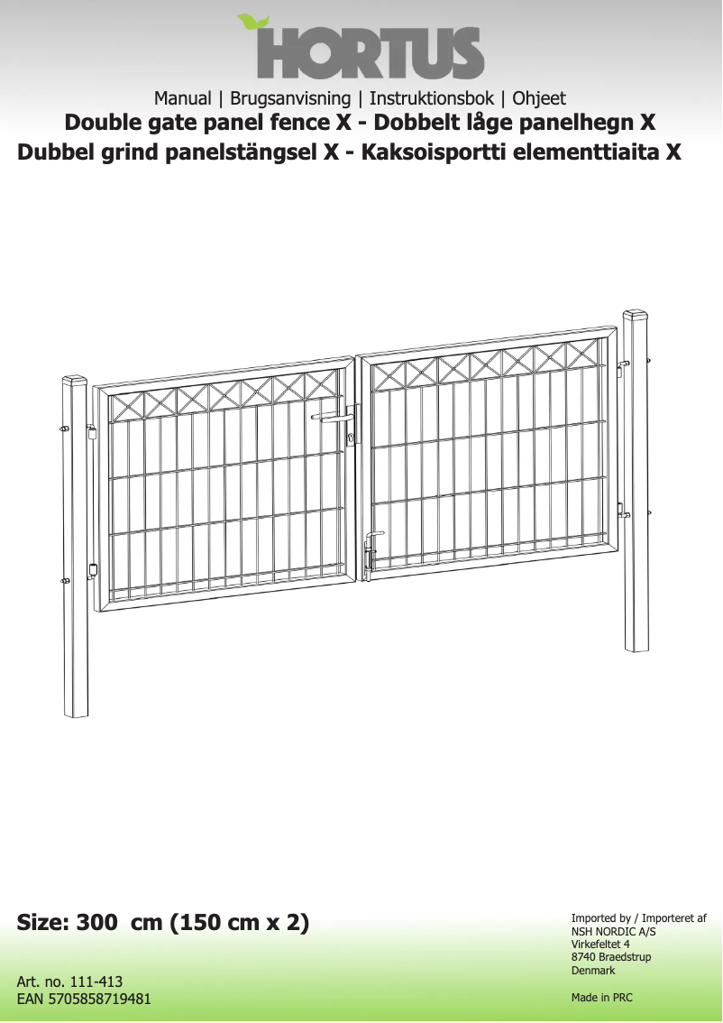 Image de la première page du manuel de l'appareil 111-413