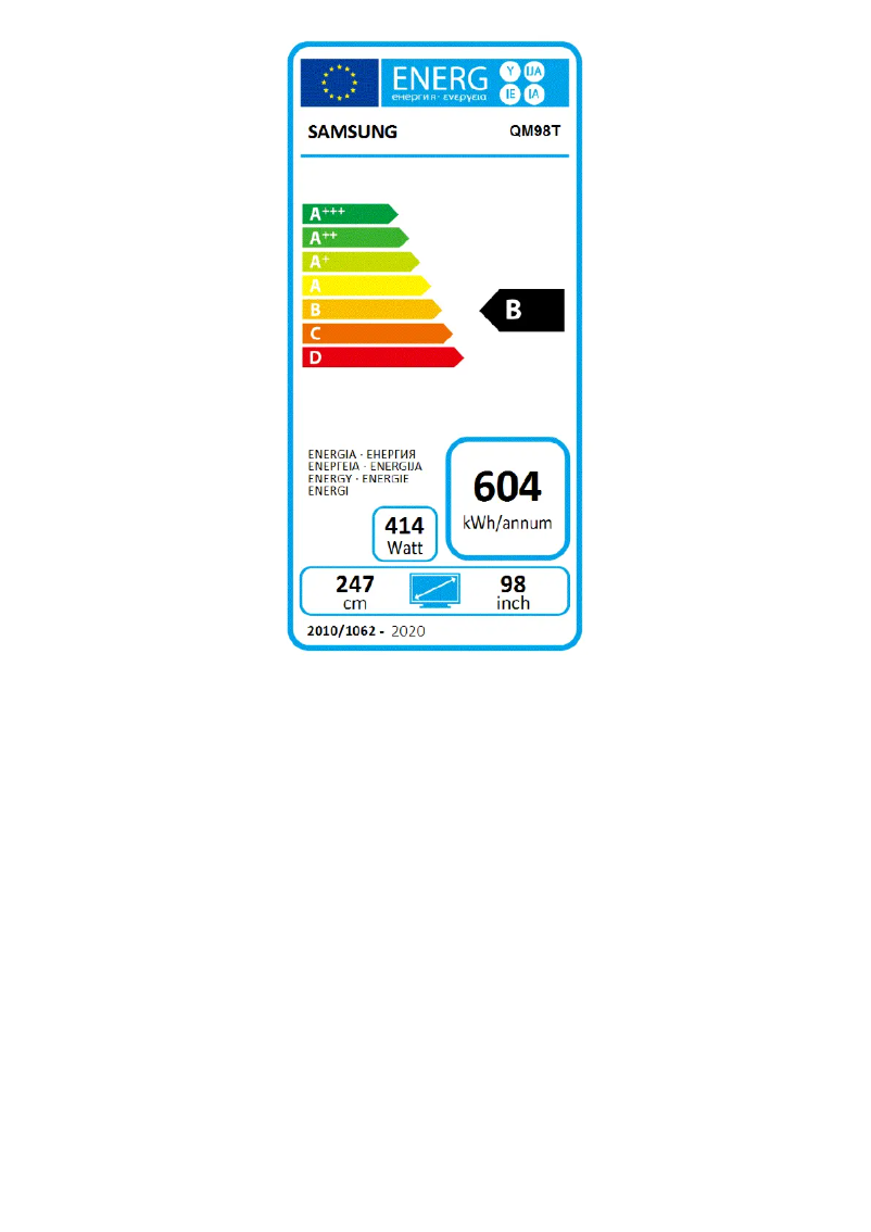 Image de la première page du manuel de l'appareil QM98T