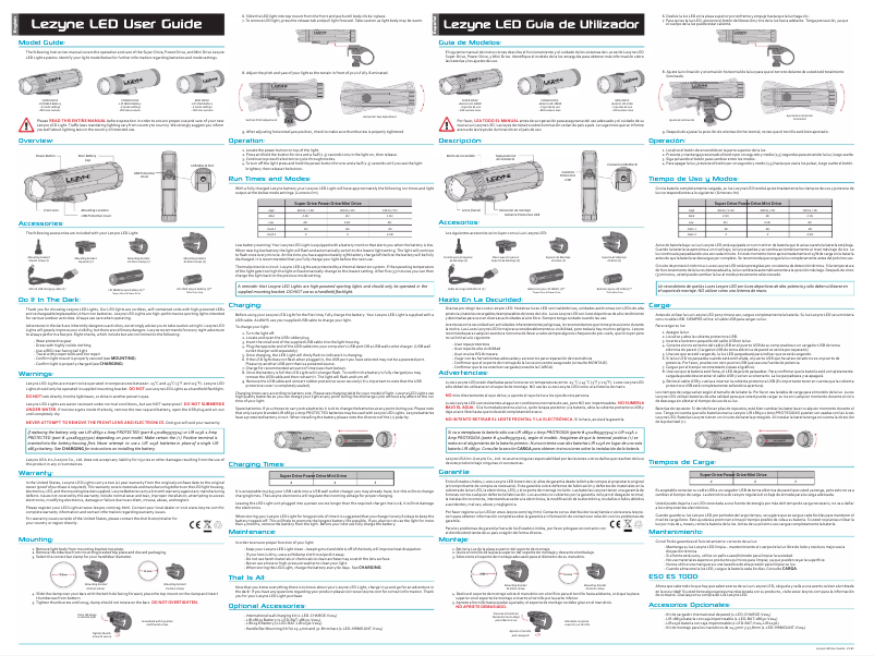 Imagen de la primera página del manual del dispositivo Macro Drive