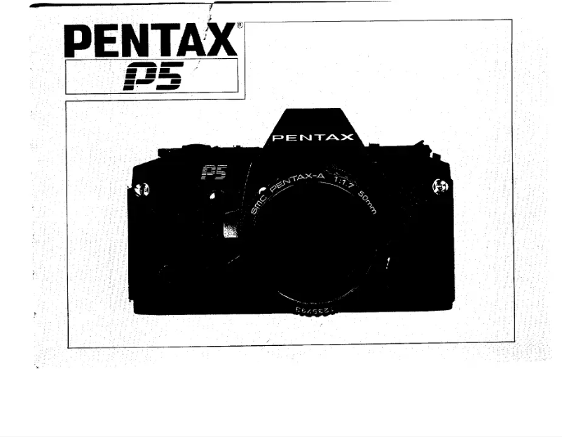 Image de la première page du manuel de l'appareil P5