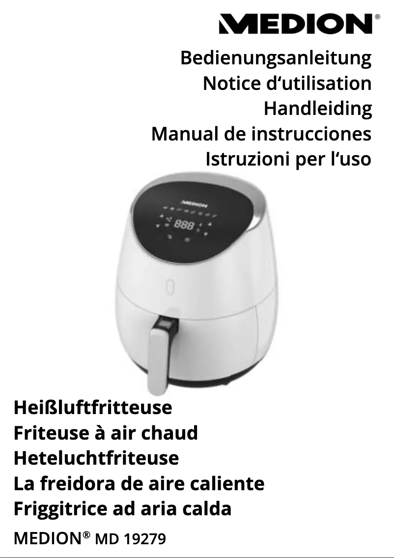 Image de la première page du manuel de l'appareil MD 19279