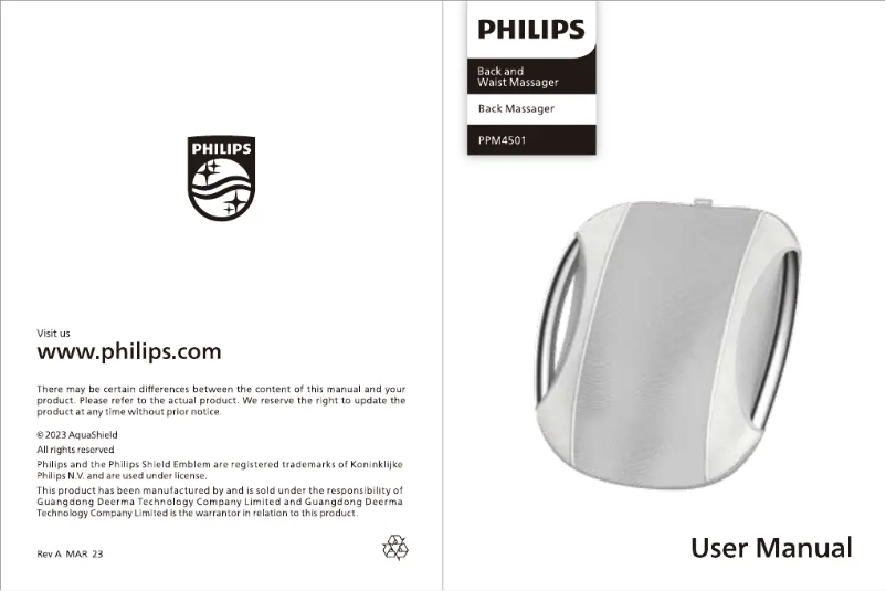 Page n°1 - Manuel utilisateur Philips PPM4501