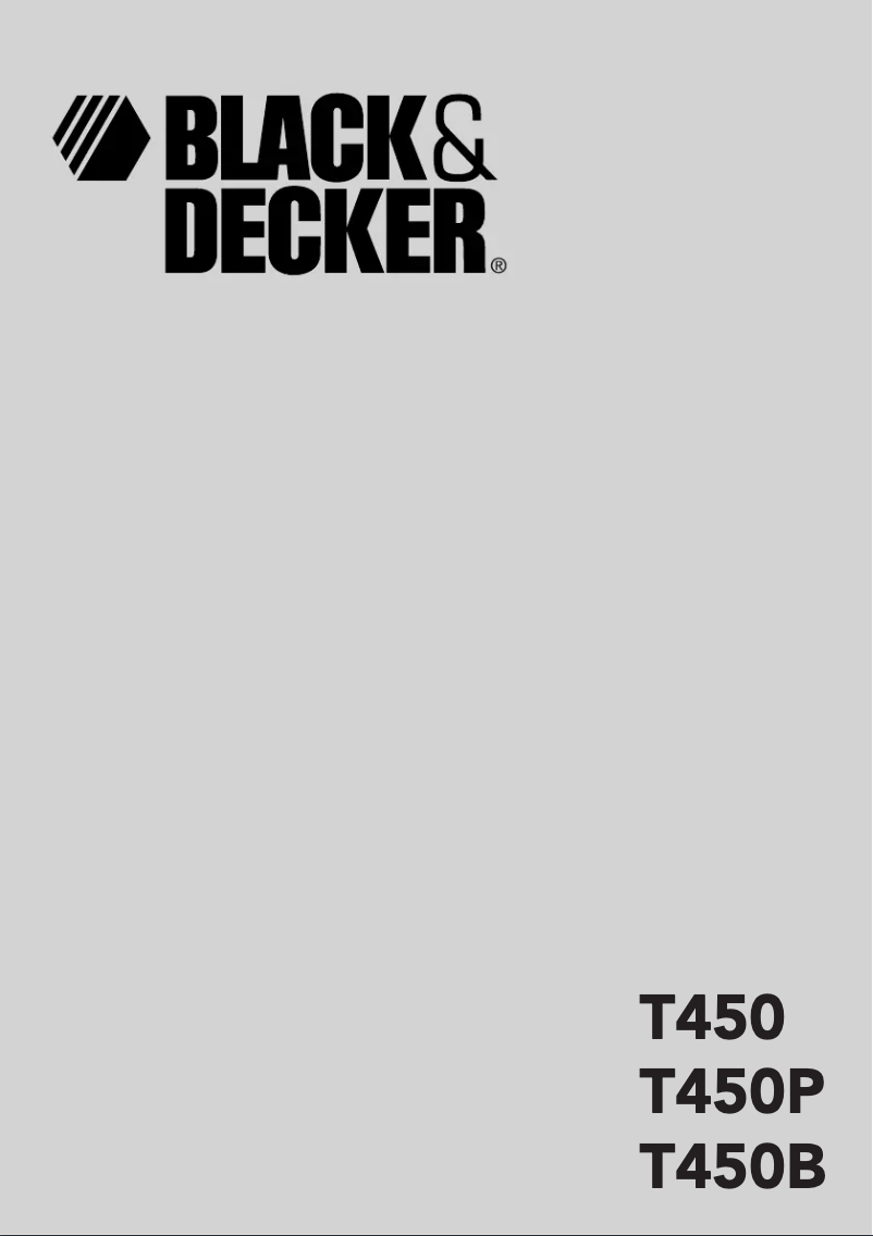 Image de la première page du manuel de l'appareil T450P