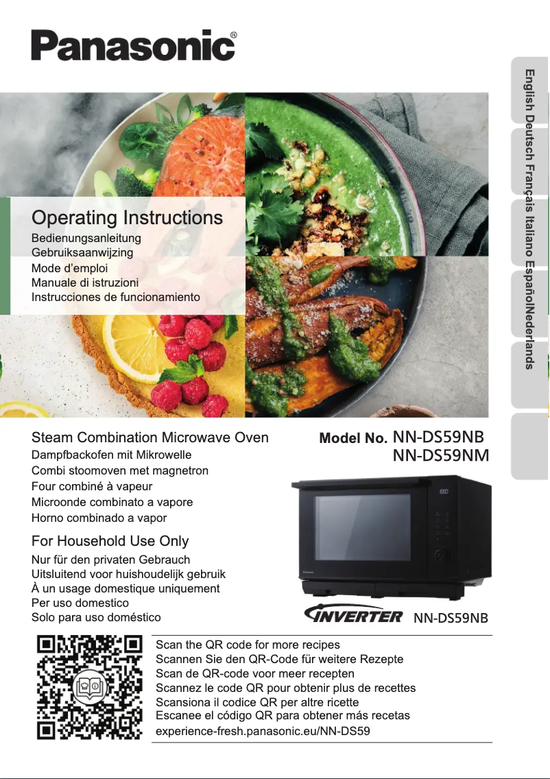 Page n°1 - Manuel utilisateur Panasonic NN-DS59N