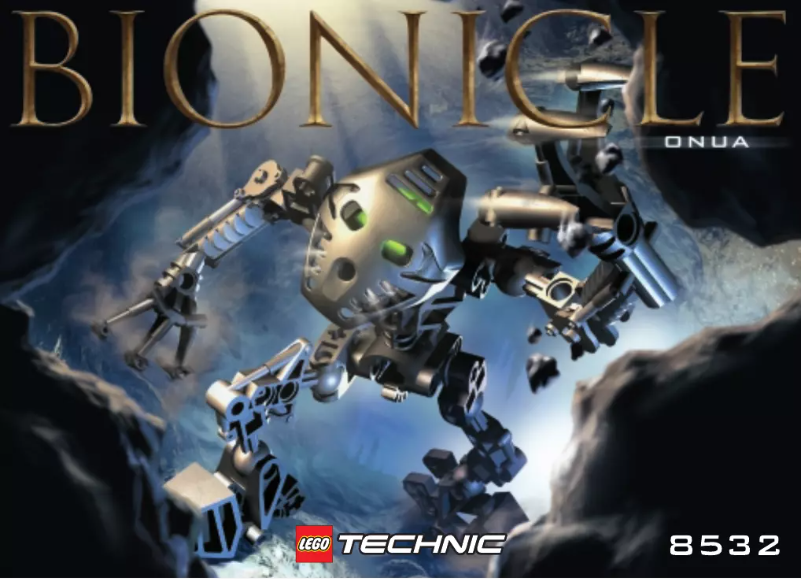 Image de la première page du manuel de l'appareil Bionicle 8532