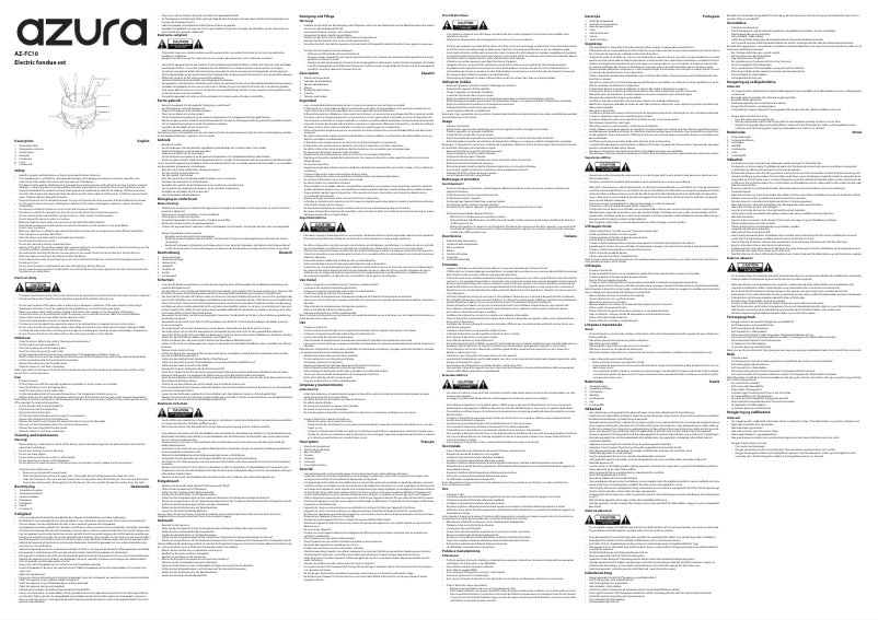 Page 1 de la notice Manuel utilisateur AzurA AZ-FC10