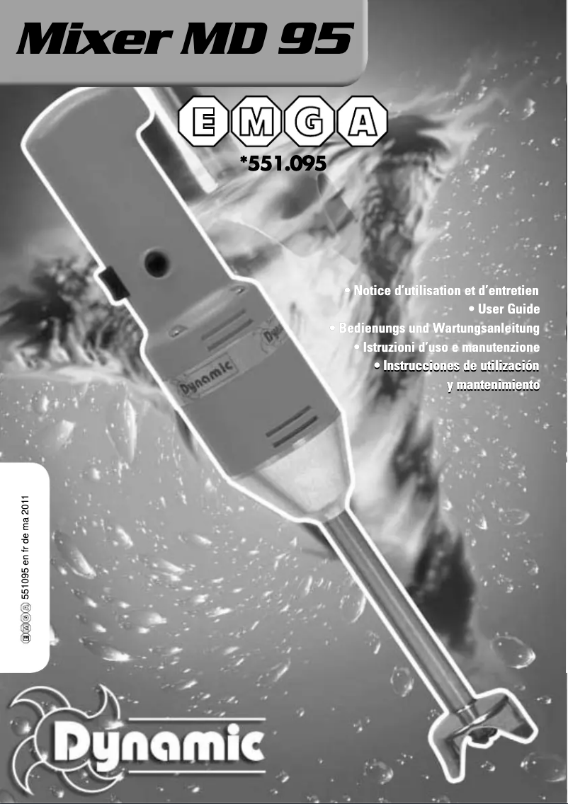 Page n°1 - Manuel utilisateur Dynamic 551095