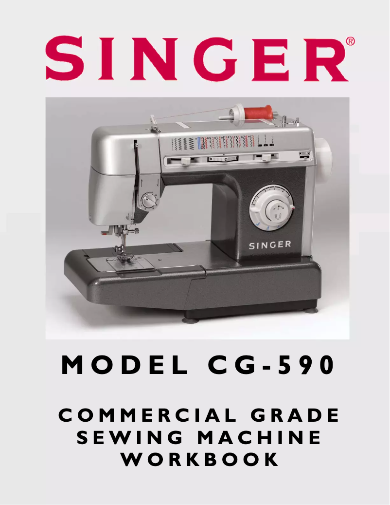 Page n°1 - Manuel utilisateur Singer CG-590