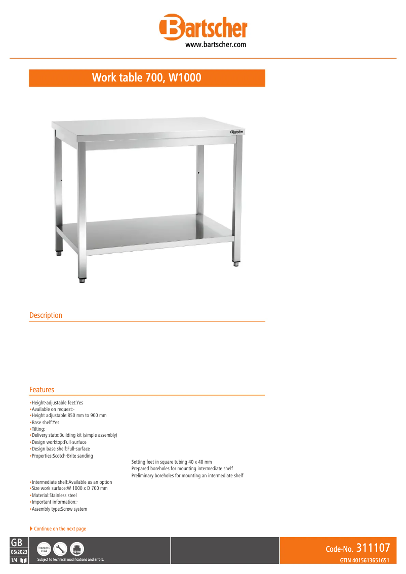 Imagen de la primera página del manual del dispositivo 258100