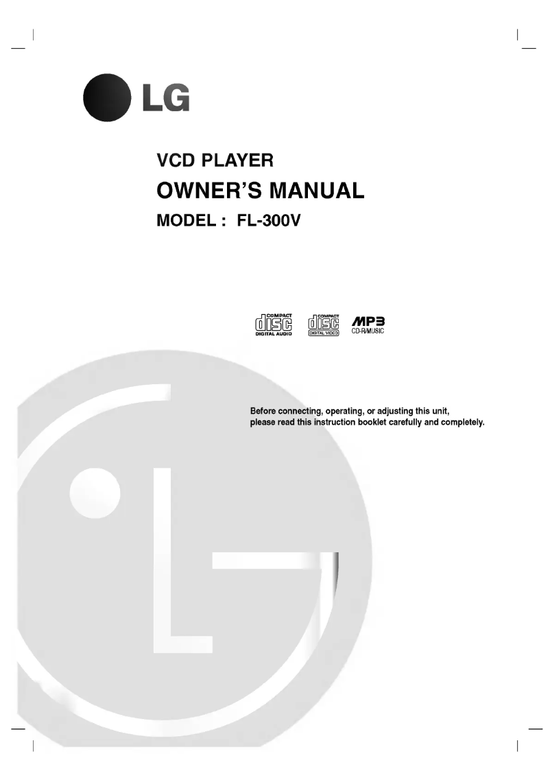 Image de la première page du manuel de l'appareil FL-300V