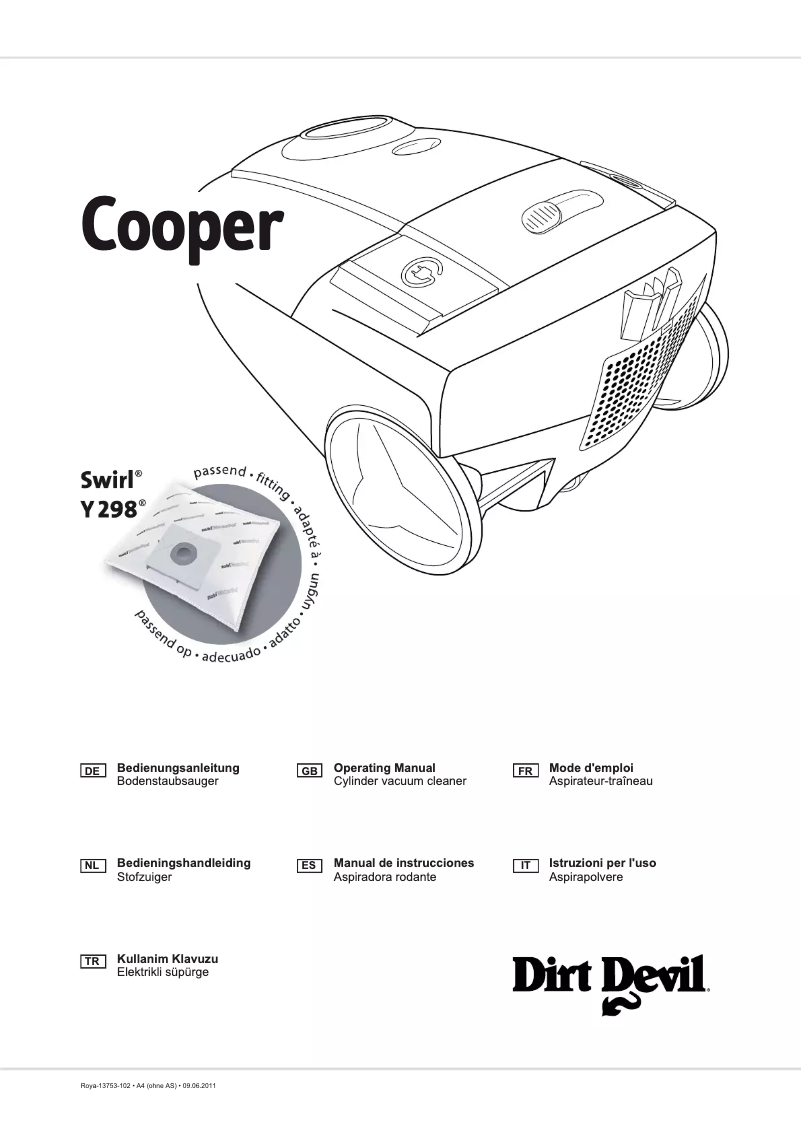 Image de la première page du manuel de l'appareil Cooper M7008-1