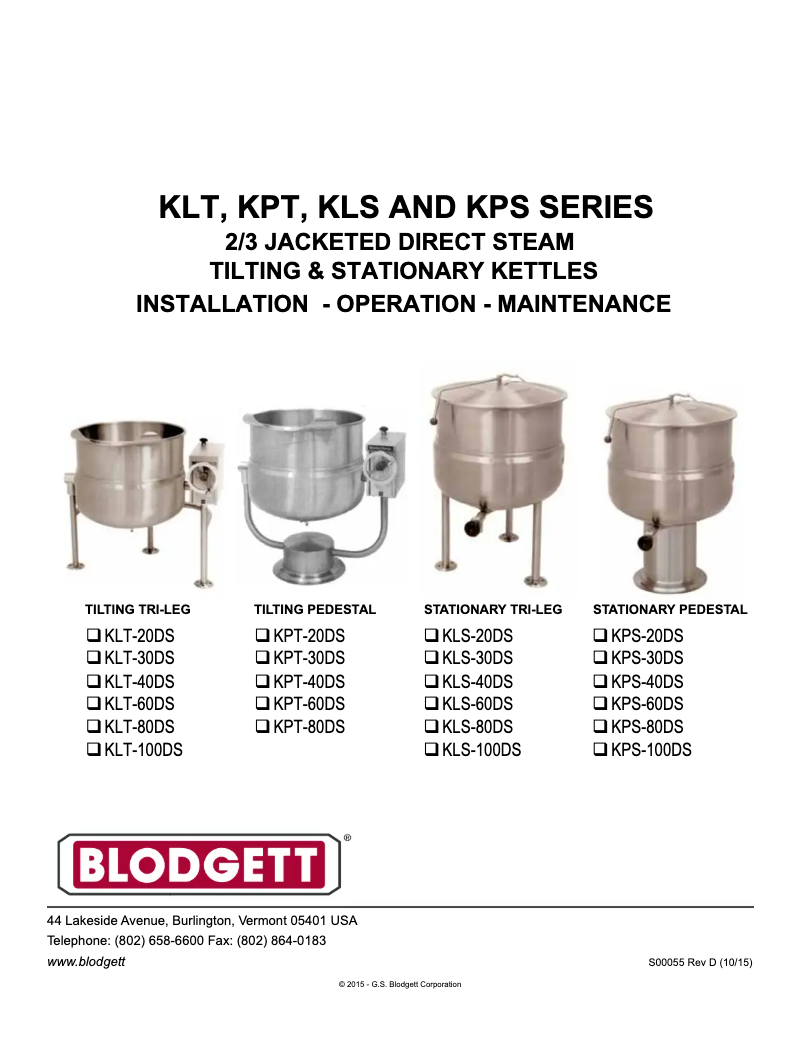 Image de la première page du manuel de l'appareil KLT-80DS