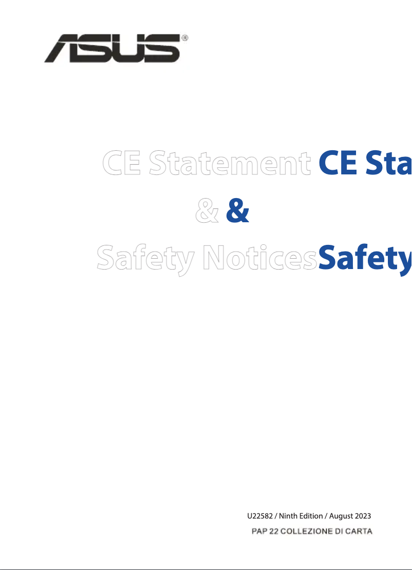 Page 1 de la notice Instructions de sécurité Asus ExpertWiFi EBA63