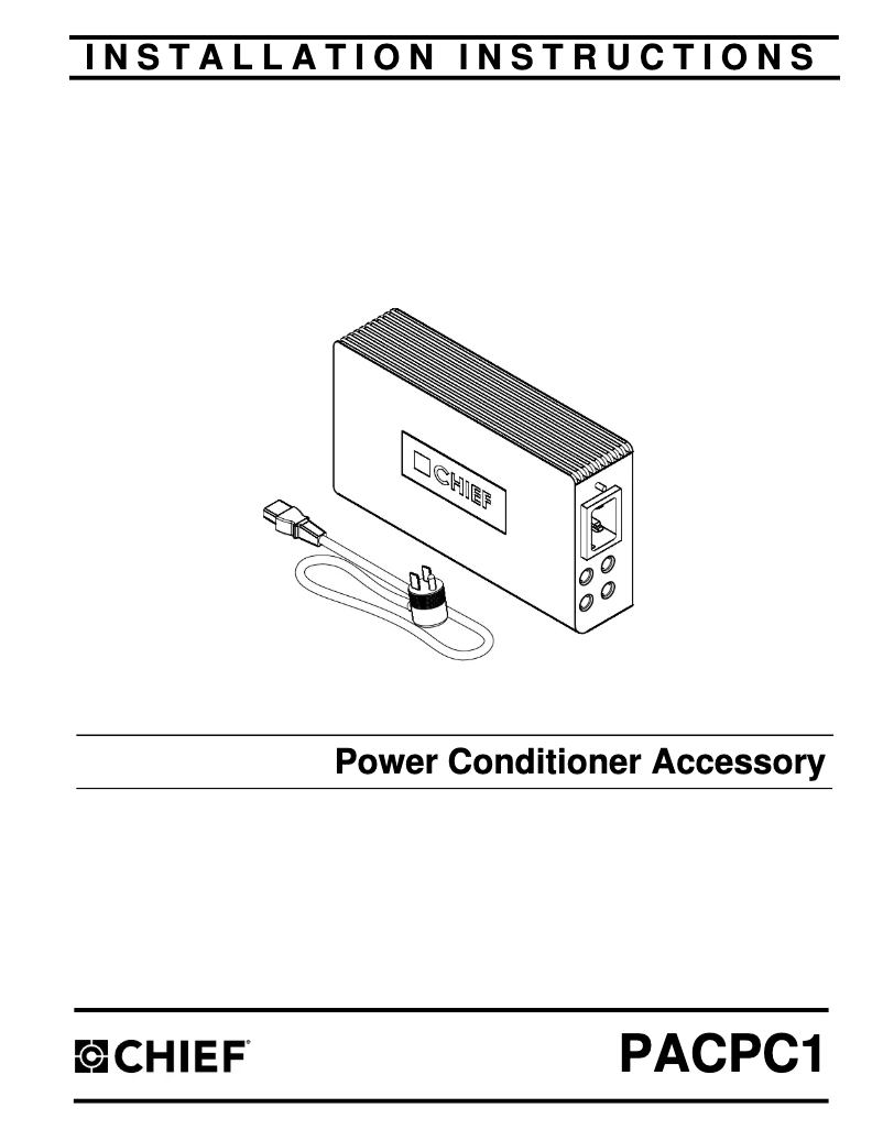 Image de la première page du manuel de l'appareil PACPC1