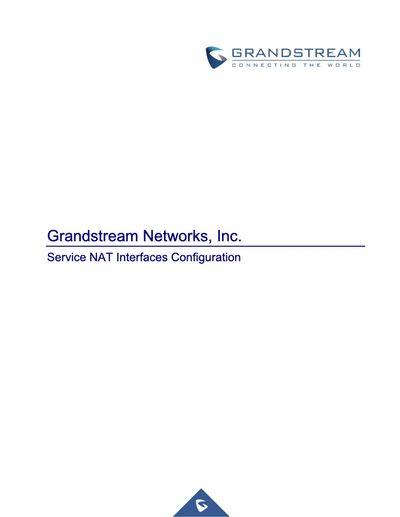 Page 1 de la notice Manuel utilisateur Grandstream IPVT10