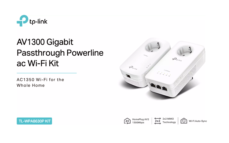 Página 1 del manual Ficha técnica TP-Link AV1200