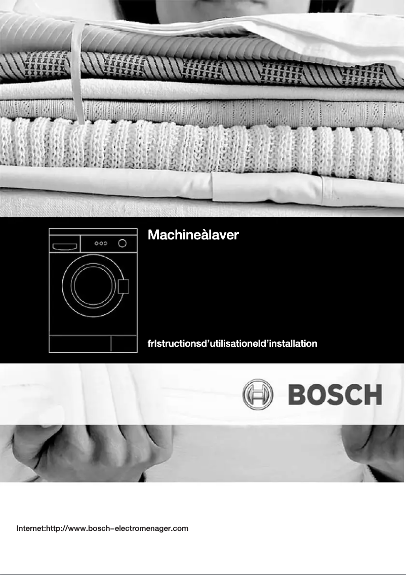Page 1 de la notice Manuel utilisateur Bosch WAE24060FF
