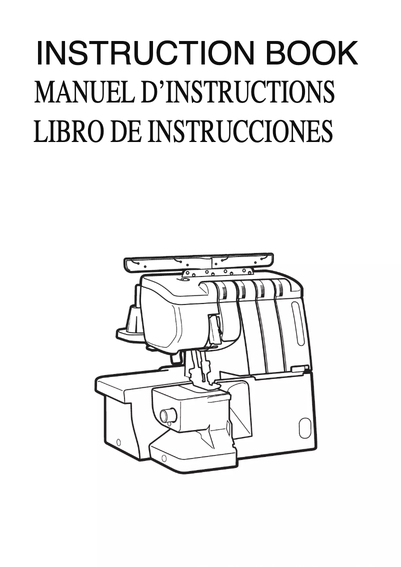 Page 1 de la notice Manuel utilisateur Janome FA4