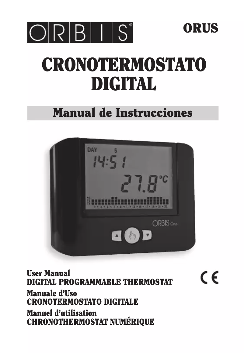 Page 1 de la notice Manuel utilisateur Orbis Orus