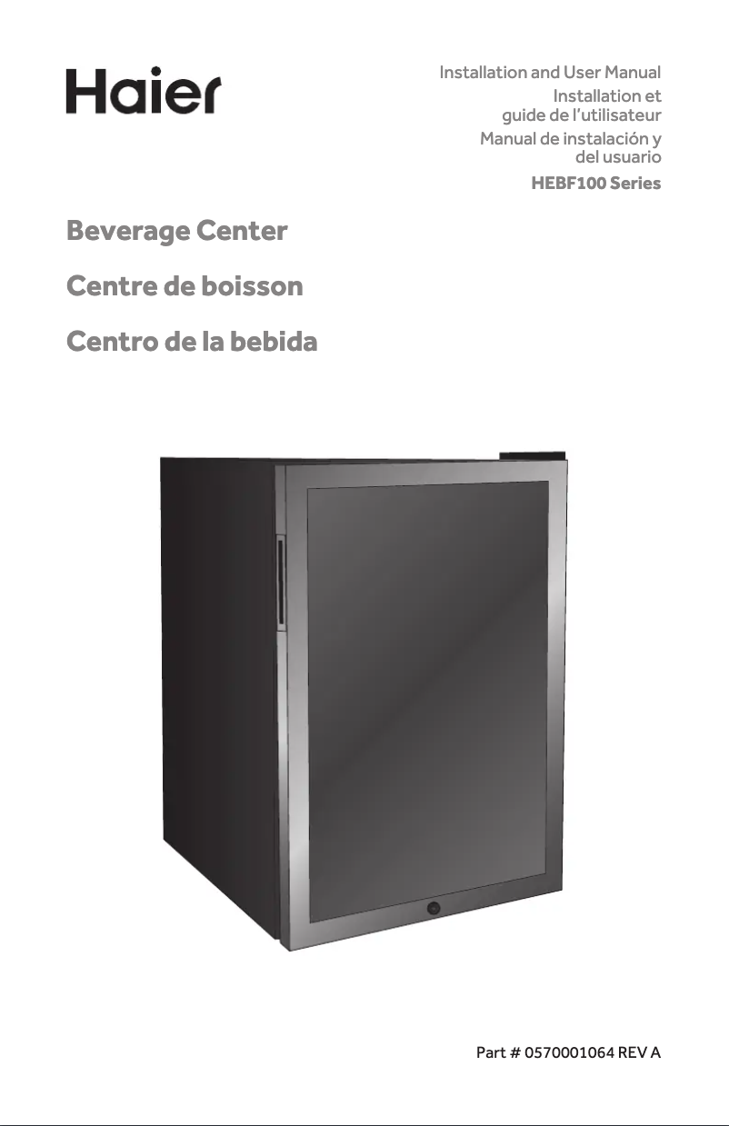 Page n°1 - Manuel utilisateur Haier HEBF100BXS