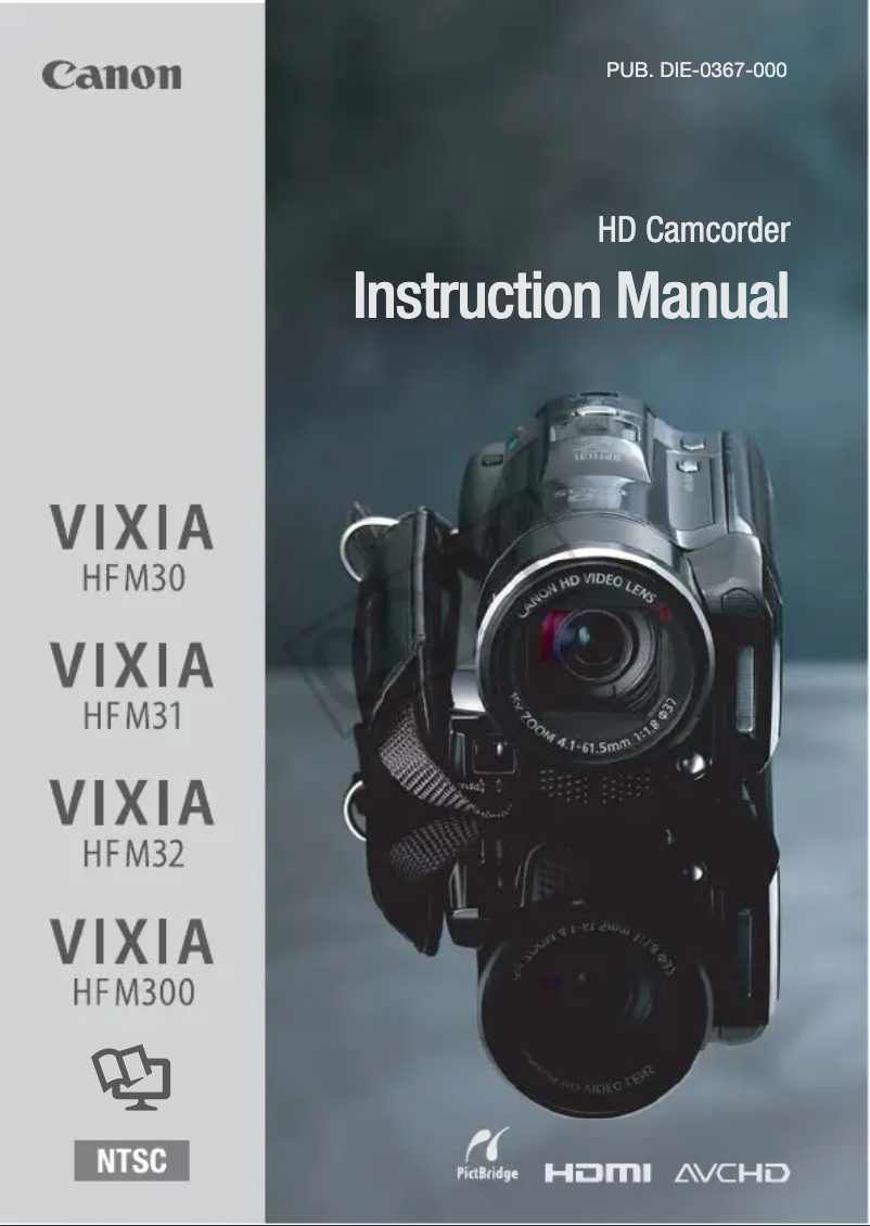 Page n°1 - Manuel utilisateur Canon VIXIA HF M32