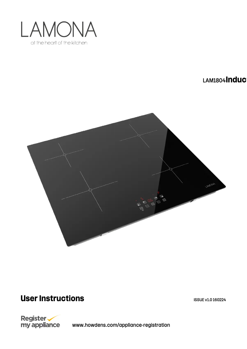 Page 1 de la notice Manuel utilisateur Lamona LAM1804