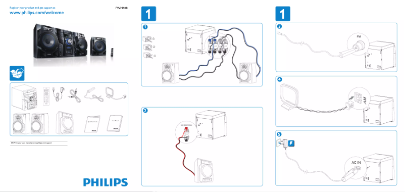 Image de la première page du manuel de l'appareil FWM608