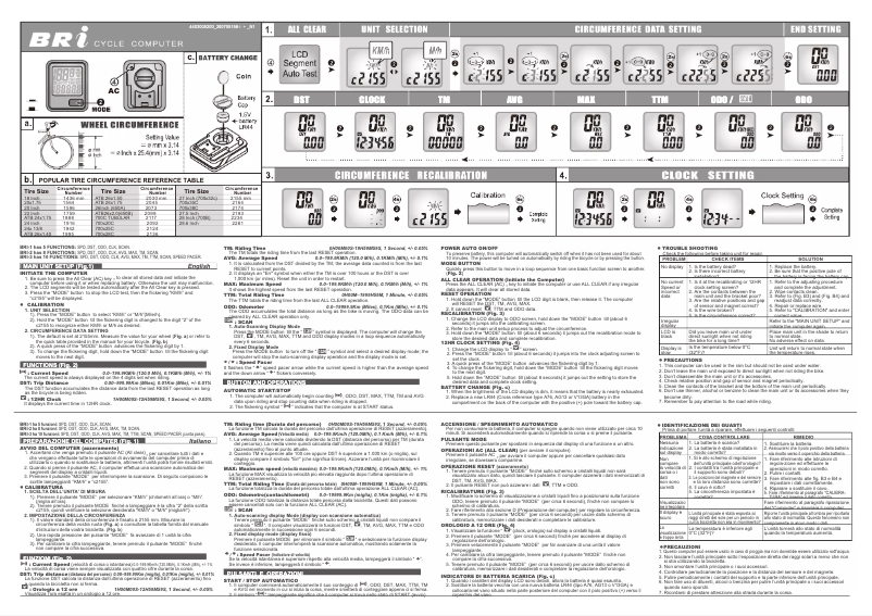 Page 1 de la notice Manuel utilisateur Echowell BRI-3