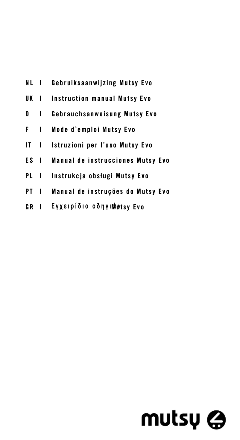Imagen de la primera página del manual del dispositivo Evo