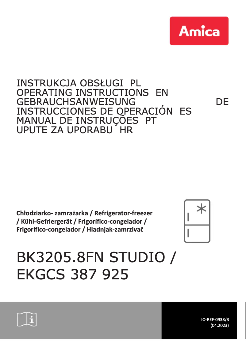 Image de la première page du manuel de l'appareil EKGCS 387 925