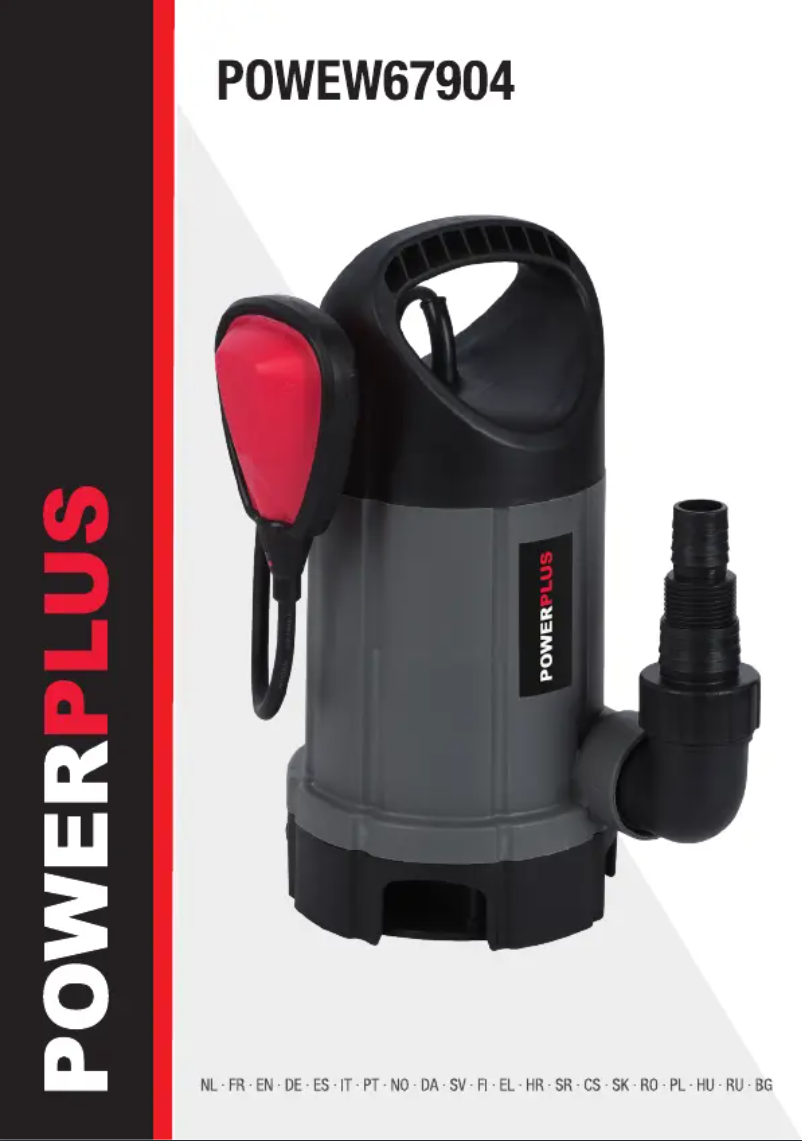 Page 1 de la notice Manuel utilisateur PowerPlus POWEW67904