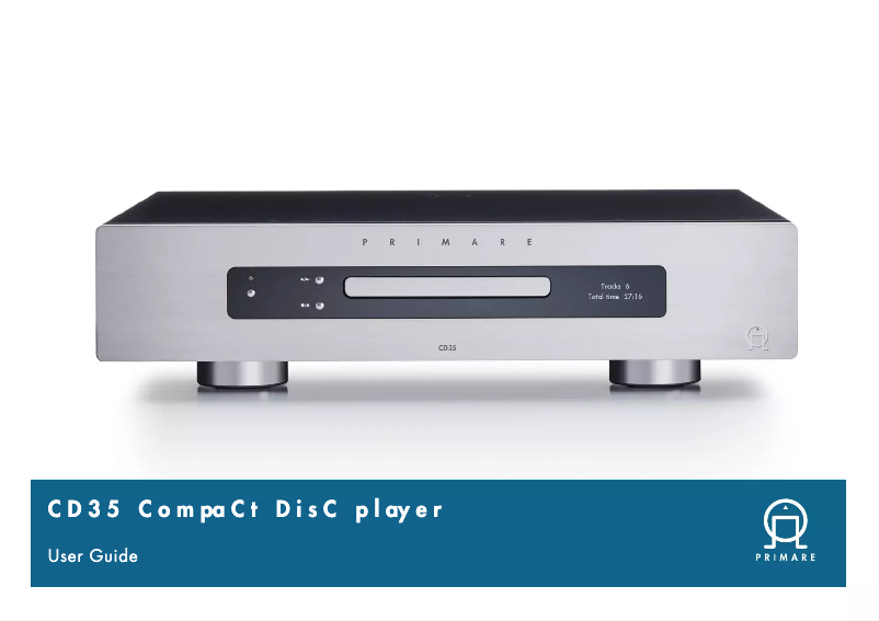Image de la première page du manuel de l'appareil CD35